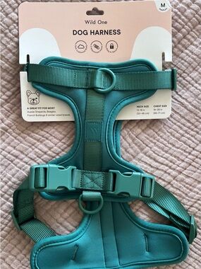 Wild One Green Dog Harness - Medium